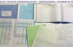 Productie papetarie, tipizate, registre, arhivare Productie papetarie, tipizate, registre, arhivare