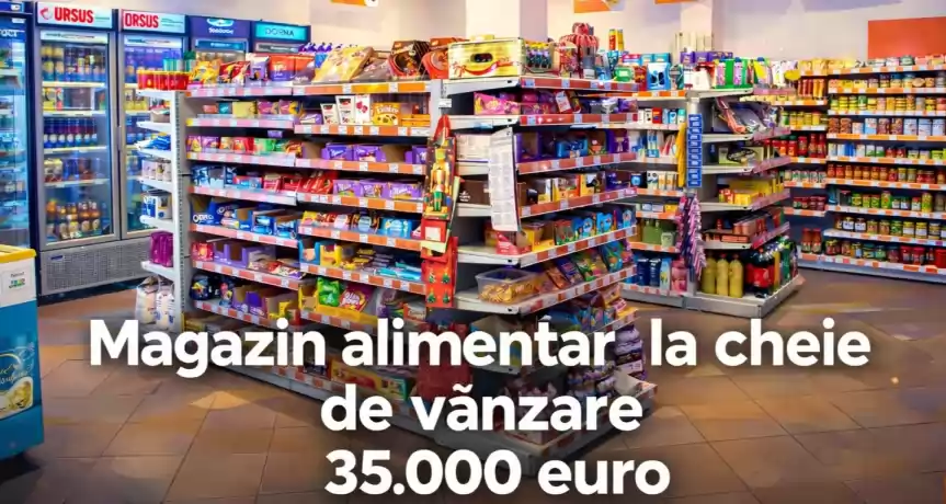 Magazin alimentar la cheie - 35.000 EUR Magazin alimentar la cheie