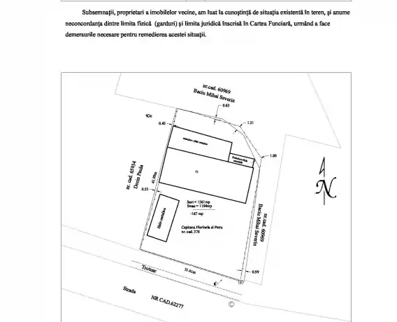 AFACERE IMOBILIARA TEREN 1200 MP cu  HALA DEPOZIT